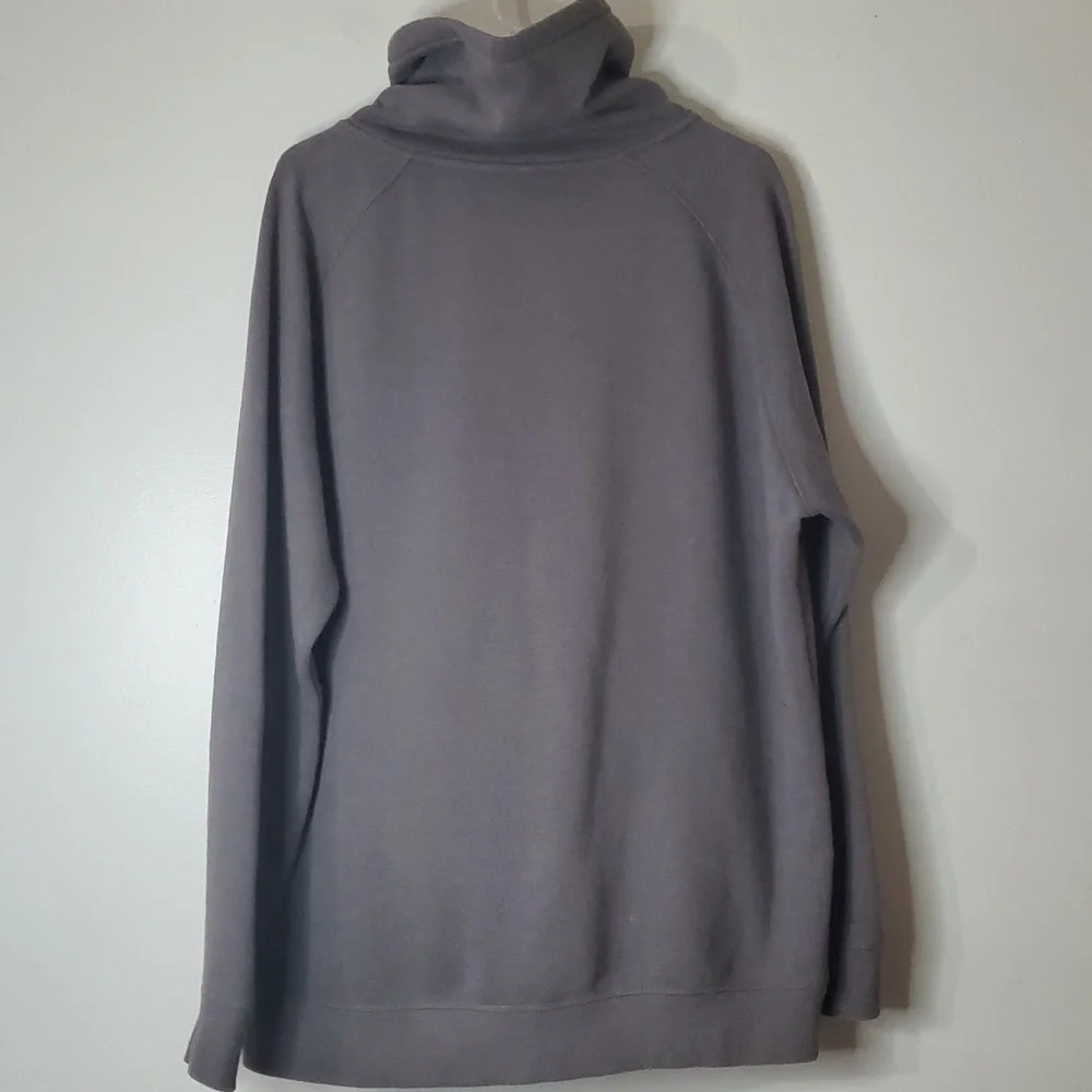 Womens Prana Funnelneck Tunic Length Pullover Sweater Size Extra Large